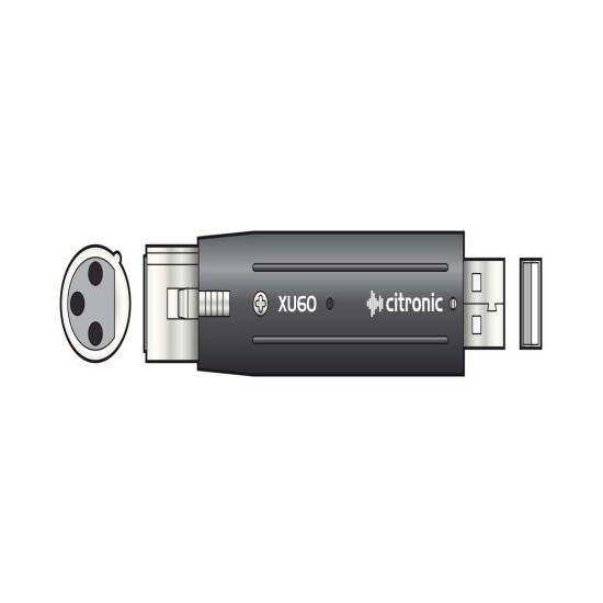 Citronic XU60 Διασύνδεση προσαρμογέα XLR Female – USB A (Τεμάχιο)