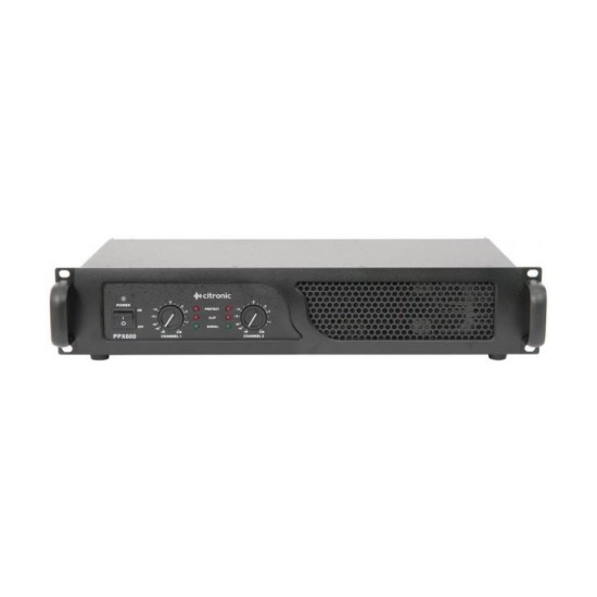 Citronic PPX600 Τελικός Ενισχυτής 2 Καναλιών 2x300W RMS (Τεμάχιο)