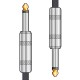 Citronic 190.281UK Πλεκτό Καλώδιο Κιθάρας 6,3 mm Mono Jack Plug – 6,3 mm Mono Jack Plug 3m Black (Τεμάχιο)
