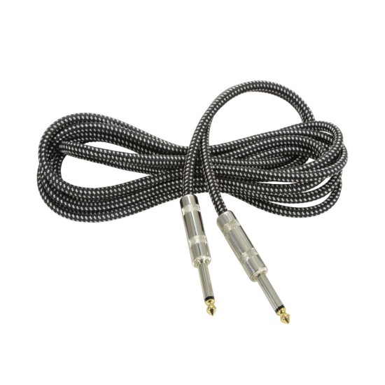 Citronic 190.282UK Πλεκτό καλώδιο κιθάρας 6,3 mm Mono Jack Plug – 6,3 mm Mono Jack Plug 3m (Τεμάχιο)