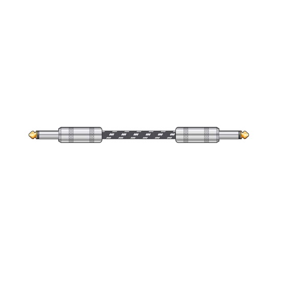 Citronic 190.282UK Πλεκτό καλώδιο κιθάρας 6,3 mm Mono Jack Plug – 6,3 mm Mono Jack Plug 3m (Τεμάχιο)