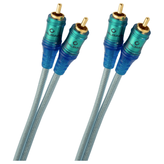 Oehlbach NF Ice Blue Καλώδιο Ήχου Interconnect 2 x RCA - 2 x RCA 2m (Τεμάχιο)