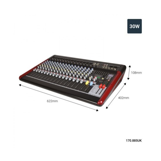 Citronic CSX-18 Series Κονσόλα Μίξης Live 14 mono 2 stereo (Τεμάχιο)