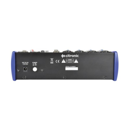 Citronic CSD-6 Compact Κονσόλα Μίξης 6 Καναλιών με Bluetooth και Εφέ DSP (Τεμάχιο)