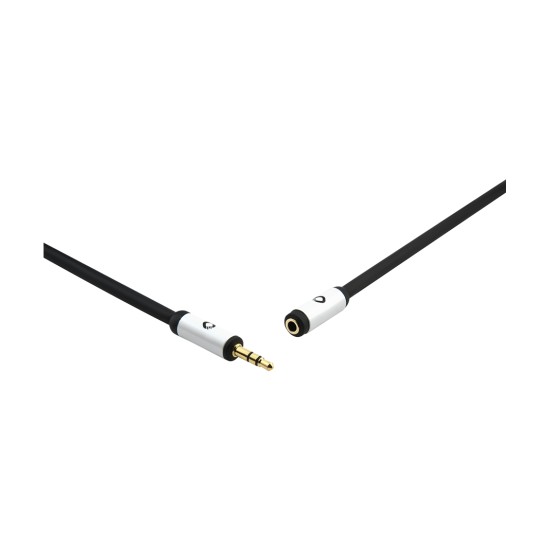 Oehlbach i-Connect Jack EX Καλώδιο ήχου 3.5mm Jack - 3.5mm Jack 5m Μαύρο (Τεμάχιο)