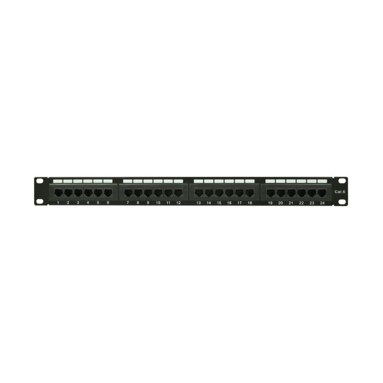 Adastra CAT6-24IDC Rackmount IDC Patch Panel 24-Port (Τεμάχιο)