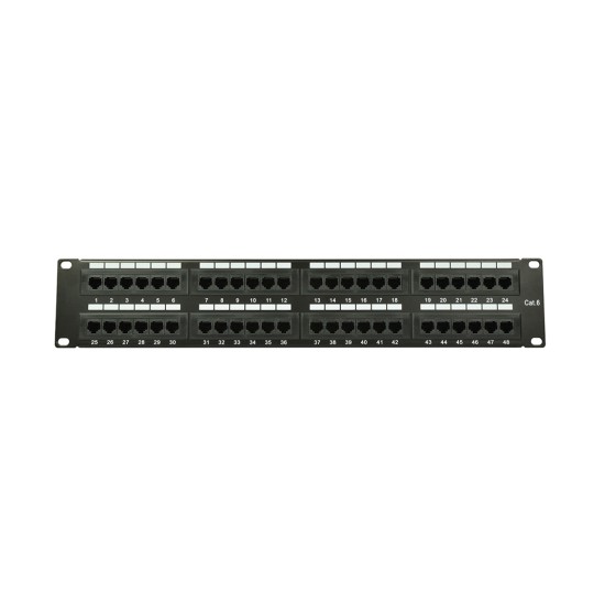 Adastra CAT6-48IDC Rackmount IDC Patch Panel 48-Port (Τεμάχιο)