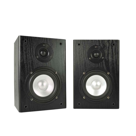 Adastra AB-5 Ηχεία Βιβλιοθήκης 5.25'' 2 Δρόμων 50W RMS Μαύρα (Ζεύγος)