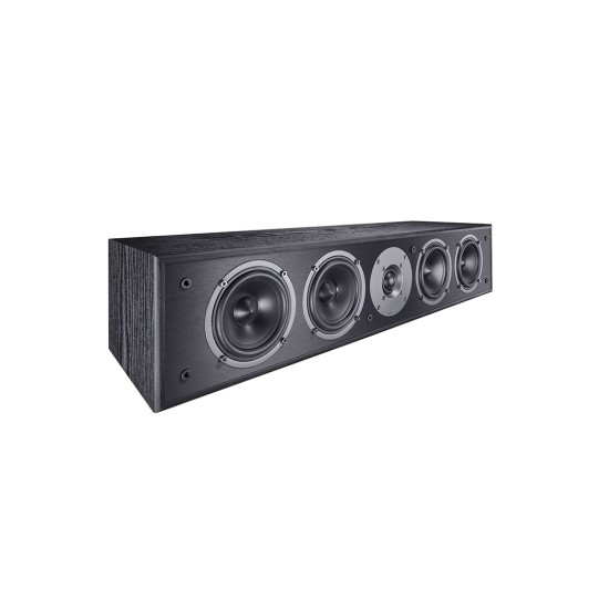 Magnat Monitor S14 C Κεντρικό Ηχείο 4.5" 100W RMS 2.5 Διαδρομών Black (Τεμάχιο)