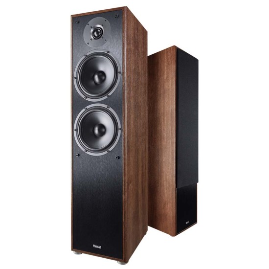 Magnat Monitor S80 ATM Επιδαπέδιο Ηχείο 6.5" 160W RMS με μονάδα Dolby Atmos Walnut