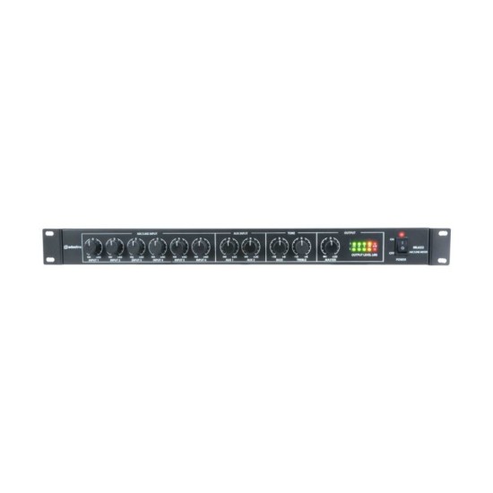 Adastra ML622 Compressor / Mixer Rack 1U με Mic-Line (Τεμάχιο)