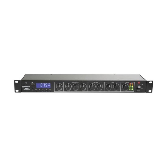 Adastra MM321 Μίκτης Rack 1U 5 Καναλιών με Bluetooth/USB/FM (Τεμάχιο)