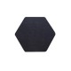 Audiodesigner ECOPLAN® Hexagon Ηχοαπορροφητικά Πάνελ 35 cm Μαύρο (Σετ 4 Τεμαχίων)