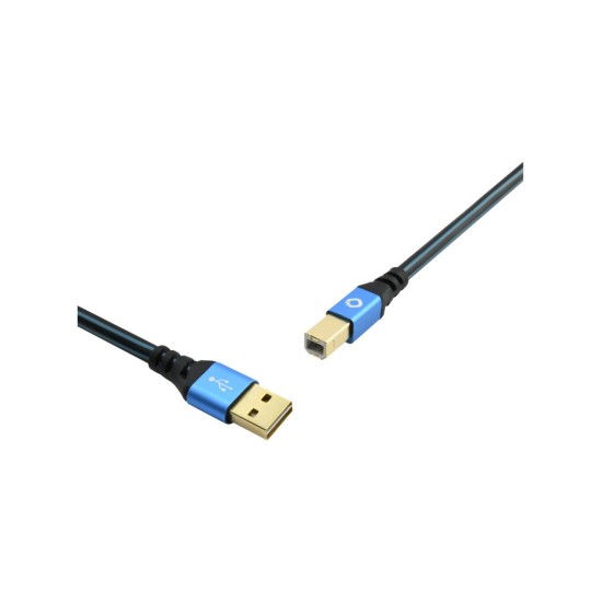 Oehlbach USB PLUS B Καλώδιο USB 2.0 type A to type B 10m Blue (Τεμάχιο)