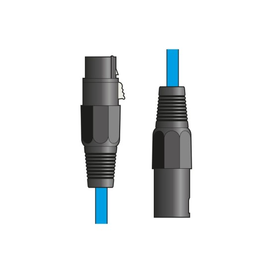 XF-XM150BL Καλώδιο Μικροφώνου XLR Female - XLR Male 1,5m Μπλε (Τεμάχιο)