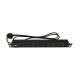 Adastra 1U-PDU-10C13 Rackmount Διανομής Ισχύος 8-Gang (Τεμάχιο)