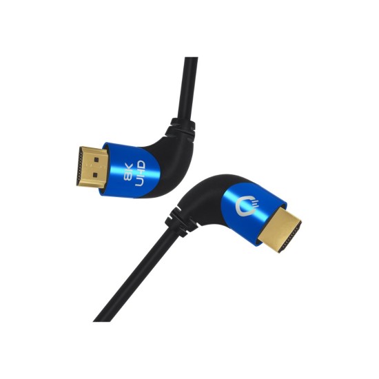 Oehlbach SHAPE MAGIC UHD 90 Καλώδιο Ultra High-Speed HDMI 2.1 1m Black (Τεμάχιο)