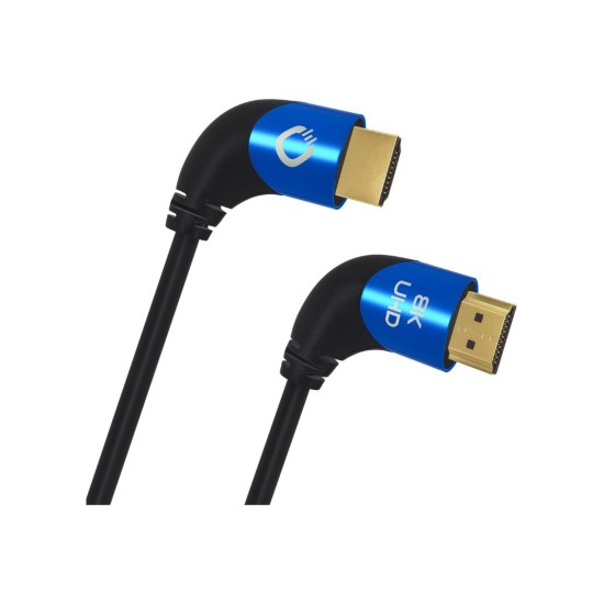 Oehlbach SHAPE MAGIC UHD 90 Καλώδιο Ultra High-Speed HDMI 2.1 1,5m Black (Τεμάχιο)