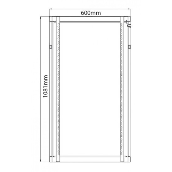 Adastra RC22U450 19" Rack Cabinet 22U x 450mm Deep (Τεμάχιο)