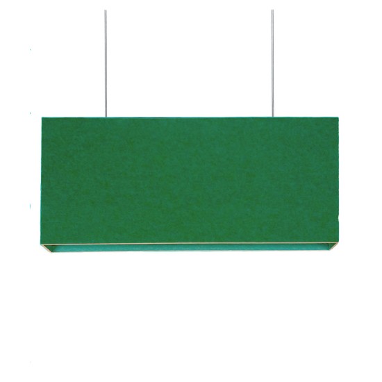 Audiodesigner Acoustic Baffle Lamp Ηχοαπορροφητικό Πάνελ Οροφής με Φωτισμό 120x30cm Πράσινο (Τεμάχιο)