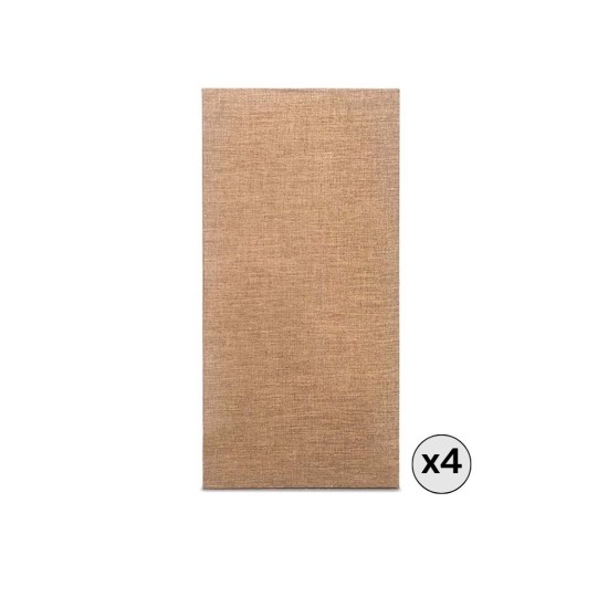 Audiodesigner Rect Ηχοαπορροφητικά Πάνελ 120x60x5cm Beige Dark (4 Τεμάχια)