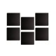 Audiodesigner Tetragwno Ηχοαπορροφητικά Πάνελ 60 x 60 x 5m Black (6 Τεμάχια)