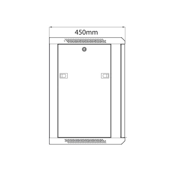 Adastra RC12U450 19" Rack Cabinet 12U x 450mm Deep (Τεμάχιο)