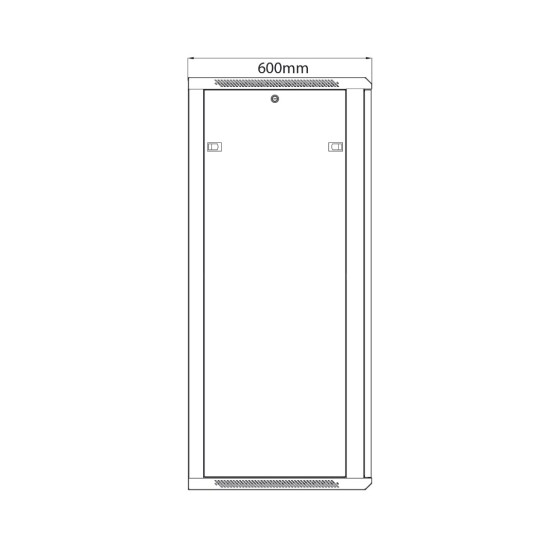 Adastra RC28U600 19" Rack Cabinet 28U x 600mm Deep (Τεμάχιο)