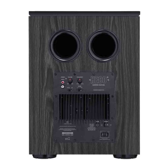 HECO Aurora Sub 30A Ενεργό Subwoofer 12" 125W RMS Black (Τεμάχιο)