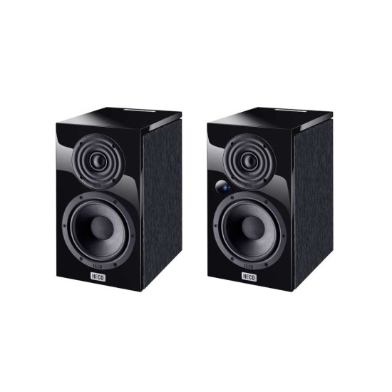 HECO Aurora 200 P Ενεργά Ηχεία Βιβλιοθήκης Bluetooth 5" 2x35W RMS Black (Ζεύγος)