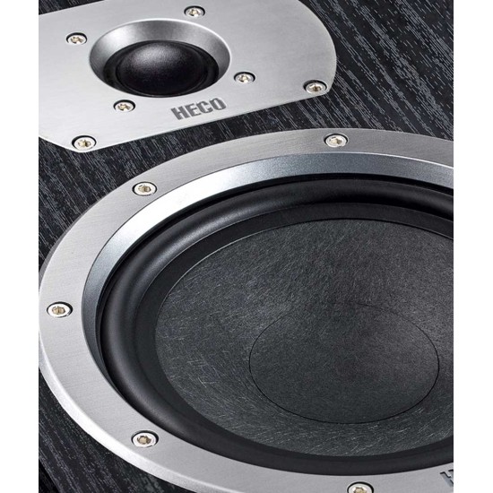 HECO Victa Prime 202 Βιβλιοθήκης Ηχεία 5″ 2 Δρόμων 65W RMS Black (Ζεύγος)