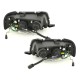Φανάρια εμπρός Audi 80 (1991-1994) led - chrome , με λάμπες (Η1) - σετ 2τμχ.