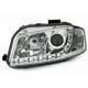 Φανάρια εμπρός Audi A3 (2003-2008) led Dayline - χρωμίου , με λάμπες (Η1) - σετ 2τμχ.