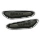 Led φλας BMW E46 (2001-2005) / E60 / X3 (2004-2009) - μαύρο - σετ 2τμχ.