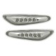 Led φλας BMW E46 (2001-2005) / E60 / X3 (2004-2009) - χρωμίου - σετ 2τμχ.