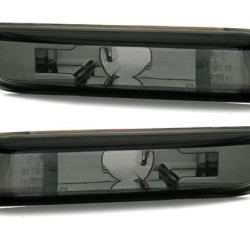 Φλας BMW E46 (1998-2004) - μαύρο χρωμίου - σετ 2τμχ.