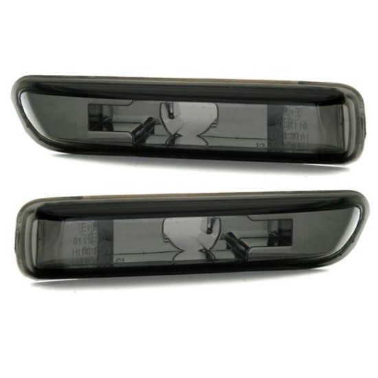 Φλας BMW E46 (1998-2004) - μαύρο χρωμίου - σετ 2τμχ. Φλας BMW E46 (1998-2004) - μαύρο χρωμίου - σετ 2τμχ.