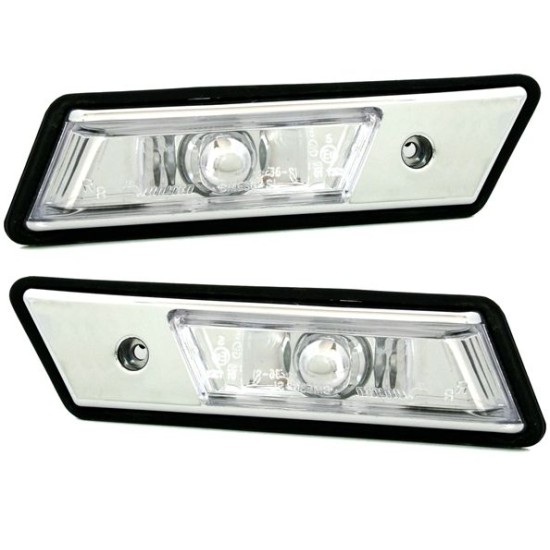 Φλας BMW E36 / E34 (1991-1999) - χρωμίου - σετ 2τμχ.