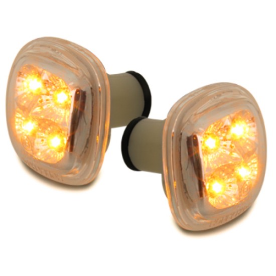 Led φλας Audi A3 / A4 / Skoda (1995-2000) - χρωμίου - σετ 2τμχ.