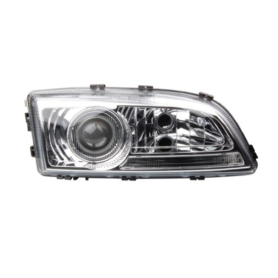 Φανάρια εμπρός Volvo S/V/C 70 (1997-2000) - chrome , με λάμπες (Η1) - σετ 2τμχ.