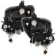 Φανάρια εμπρός Toyota Yaris (2006-2009) angel eyes - chrome , με λάμπες (Η1) - σετ 2τμχ.