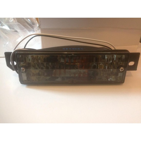 Φλας προφυλακτήρα BMW E30 (1983-1990) limousine / touring / coupe / cabrio - μαύρο χρωμίου - σετ 2τμχ.
