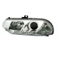 Φανάρια εμπρός Alfa Romeo 156 (1997-2003)led - chrome , με λάμπες (Η1) - σετ 2τμχ.