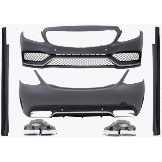 Body kit Mercedes C-Class W205 (2014-2021) - AMG C63 design
