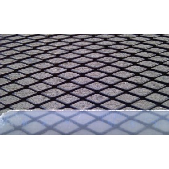 Μεταλλική σίτα μαύρη-100x20 cm.