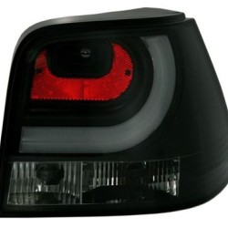 Πίσω φανάρια led lightbar design για Vw Golf IV - μαύρα - σετ 2τμχ.