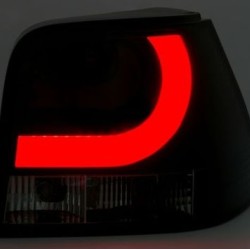 Πίσω φανάρια led lightbar design για Vw Golf IV - μαύρα - σετ 2τμχ.