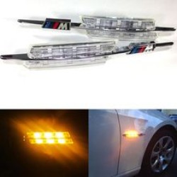 Led φλας για BMW E46 / E60 / E90 M-look (2003-2008) - χρωμίου - σετ 2τμχ. Led φλας για BMW E46 / E60 / E90 M-look (2003-2008) - χρωμίου - σετ 2τμχ.