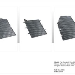 Λαστιχένια πατάκια Frogum για FIAT Ducato / PEUGEOT Boxer / CITROEN Jumper II (2007+) - 3τμχ. Λαστιχένια πατάκια Frogum για FIAT Ducato / PEUGEOT Boxer / CITROEN Jumper II (2007+) - 3τμχ.