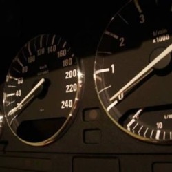 Δαχτυλίδια καντράν για BMW E34  (1985-1995) - χρωμίου